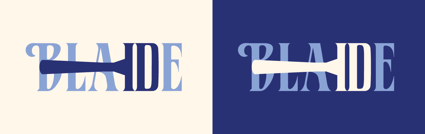 Blaide logo variations