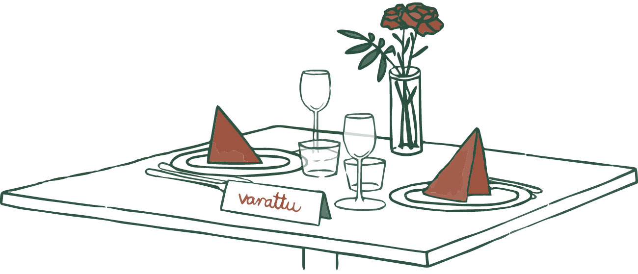 reserved table illustration